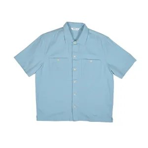 WORKSHIRT COTTON TWILL - POWDER BLUE